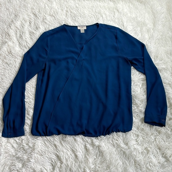 LOFT Tops - LOFT Long Sleeve Surplice blouse